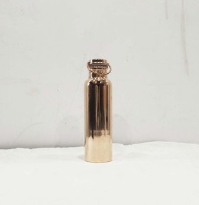 Handcrafted Pure <b>Copper</b> <b>Water</b> <b>Bottle</b> for Healthy Lifestyle with Elegant Hammered Finishing and Leak Proof Lid - Product Image 2
