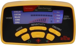 Détecteur d'or numérique souterrain MD-6350 haute sensibilité, recherche de trésors, écran LCD, étanche pour bobine DD et métaux - Product Image 4