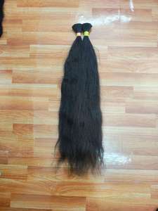 Cabello Virgen Indio Premium de Trama Única, Liso Natural, Cabello a Granel con Cutícula Alineada, Brillo Natural, Cantidad a Granel - Product Image 4