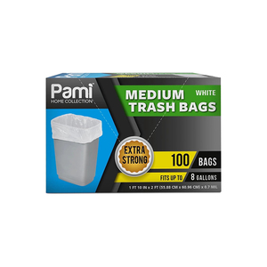 Sacs poubelles à cordon PAMI en gros, qualité supérieure, flexibles, emballage prêt à l'exportation - Product Image 1