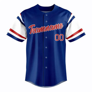 Nouveau design 2025 – Maillot de baseball unisexe de haute qualité, respirant, anti-humidité, séchage rapide, impression par transfert thermique – Vente en gros - Product Image 1