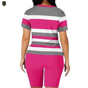 Conjunto de 2 piezas de algodón de ajuste holgado para mujer, estilo casual, para el hogar, venta al por mayor - Product Image 3
