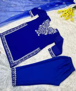 Vêtements africains de luxe Arabie Saoudite Pantalon arabe Ramadan Hijab Robe Homme Musulman Femme Enfants Personnalisé National Casual Noir - Product Image 4