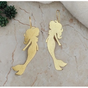 Soumya Creation Women's <b>Cute</b> Style Brass Gold Plated Knot <b>Earrings</b> with Animal Pattern for Party Occasions - Product Image 2