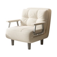 Sofá Cama Plegable y Extensible Multifuncional para Sala de Estar Pequeña, Sofá para Oficina, Siesta o Descanso Durante el Día