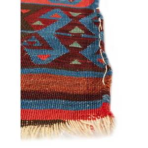 พรมขนสัตว์ทอลายเรียบสีเบจและสีน้ำตาล ลายเรขาคณิต สำหรับตกแต่งบ้าน-Paem-974 - Product Image 4