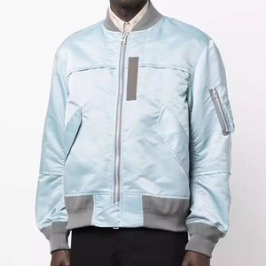 Nouvelle veste bomber tendance pour homme, décontractée, avec fermeture éclair, broderie, manches longues - Product Image 4