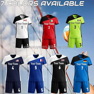 Nuove Divise da <span class=keywords><strong>Pallavolo</strong></span> a Manica Corta dal Design Confortevole, Personalizzabili, Unisex, Traspiranti e Antibatteriche - Product Image 4