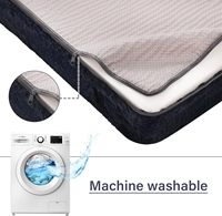 Modernes Single Size Navy Klapp sofa Matratze Plüsch Stoff mit tragbarer Aufbewahrung tasche für Wohnzimmer Boden Liege Stuhl Bett