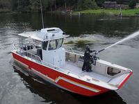 Bateau de yacht de vitesse en alliage d'aluminium professionnel à grande vitesse de 12.9m facile à utiliser passagers péniche de débarquement bateau pilote de sauvetage incendie