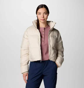 Veste matelassée courte pour femmes OEM Veste bulle à fermeture éclair Veste duvet d'hiver respirante pour les femmes - Product Image 6