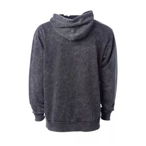 Vente en gros de sweats à capuche personnalisés pour hommes, en molleton de coton uni, délavés à l'acide, de haute qualité, style vintage, avec marque privée - Product Image 3