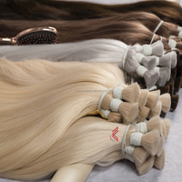 Lot de cheveux vierges ukrainiens abordables, paquets de cheveux vierges doublement étirés pour femmes slaves Paiement facile
