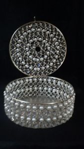 Bougeoir en cristal, décoration de la maison, autre support de bougie brillant, pour l'intérieur et l'extérieur - Product Image 2