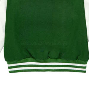 Chaqueta con letras de estilo callejero para hombre, nuevo diseño, Color sólido, cuello levantado, cierre de Jersey, ropa cálida de invierno - Product Image 6