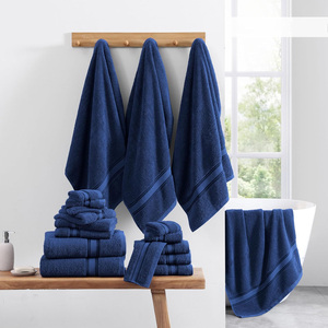 Ensemble de serviettes de bain en coton avec logo personnalisé serviettes de bain douces et absorbantes à séchage rapide pour hôtel, maison, spa, salle de sport, approvisionnement en essuie-mains - Product Image 2