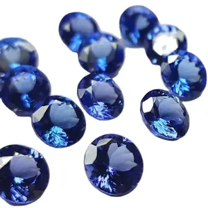 5mm Blue Tanzanite Faceted Natural Gemstones Lot From Real Stone Supplier From India At Best Price Per Carat