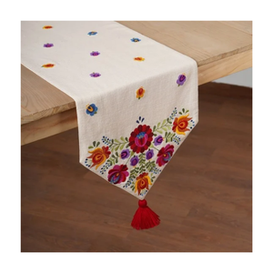 Práctico camino de mesa Jacquard de algodón asequible 220 GSM GOTS certificado hecho en India moderno diario comedor decoración acento - Product Image 5