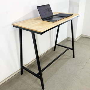 Escritorio Ergonómico Minimalista Aconcept STD68028, 120x60x105cm, MDF con Patas de Hierro, Requiere Ensamblaje, para Oficina o Dormitorio - Product Image 3