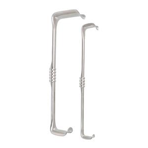 Juego de 2 Retractores Richardson de Doble Extremo, 26 cm, Acero Inoxidable, Juego de Instrumentos Manuales - Product Image 1