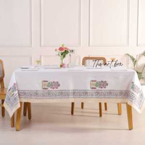 Manteles impresos a mano elegante cubierta de mesa impresa personalizada - Product Image 3