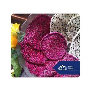 Rebanada de fruta de dragón seca VENTA CALIENTE Fruta deshidratada crujiente perfecta para la mezcla de té de aperitivos y la decoración de alimentos Vietnam - Product Image 1