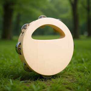 Tamburello in Legno Personalizzato Andex, Strumento Musicale a Percussione - Product Image 3