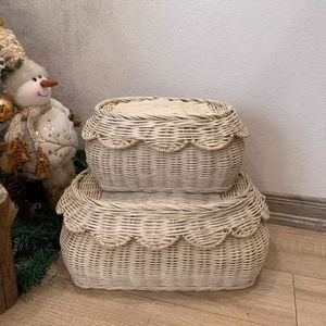 Panier en rotin écologique pour le rangement de la cuisine et l'organisation des étagères Fabriqué à la main par des artisans qualifiés au Vietnam - Product Image 4