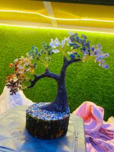 ARBRE DE PIERRES PRÉCIEUSES SEVEN CHAKRA DE QUALITÉ SUPÉRIEURE NATURELLE pour DÉCORATION DE LA MAISON ARBRES DE PIERRES PRÉCIEUSES DE GUÉRISON REIKI NATUREL VENTE EN GROS - Product Image 2