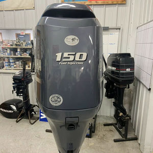 เครื่องยนต์เรือนอก ปี 2008 150 แรงม้า 4 จังหวะ ระบบหัวฉีด EFI  เพลา 25 นิ้ว ระดับอุตสาหกรรม  แบบ OEM  ปรับแต่งได้  รองรับการใช้งาน  410 ชั่วโมง - Product Image 1