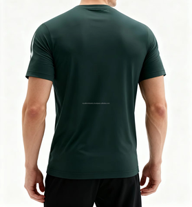 เสื้อยืดลำลองผู้ชาย ผ้าฝ้ายถัก 100% ระบายอากาศ แห้งเร็ว เป็นมิตรกับสิ่งแวดล้อม เหมาะสำหรับออกกำลังกาย วิ่ง ฟิตเนส ทรงปกติ แขนสั้น - Product Image 4