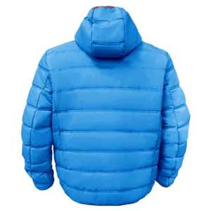 Vente en gros de blouson bombardier pour hommes en nylon personnalisé Manteaux épais d'hiver Capuche Tissu de toile respirant Vente à chaud Design à bulles - Product Image 1