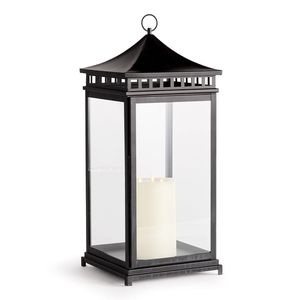 Farol de Vela Cuadrado Negro de Metal, Ecológico, Reutilizable e Impermeable, Decoración Premium para el Hogar para Navidad y Pascua - Product Image 5