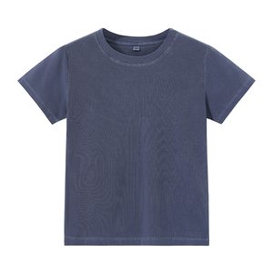 Camiseta Vintage para mujer, vestidos informales de ajuste Regular para mujer, camiseta con logotipo impreso, venta al por mayor de alta calidad, algodón 100% de 240gsm - Product Image 2