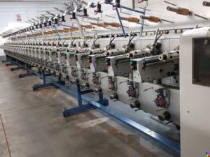 Bobine cylindrique Fadis Rpv-r, machine à enroulement manuel, précision de croisement, 36 broches, 700 m/min, 15 kW pour viscose, nylon, polyester - Product Image 6