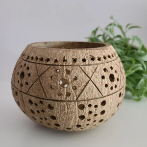 Cuenco vegano hecho a mano oconut Hell andandle, cuenco natural hecho a mano 2023 - Product Image 5
