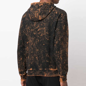 Nueva llegada 2025 Sudaderas con capucha de lavado ácido para hombre de invierno en blanco liso a granel Estilo callejero Sudaderas con capucha de lavado ácido de gran tamaño personalizadas - Product Image 3