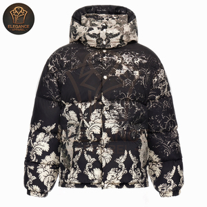 Chaqueta acolchada por sublimación impresa para hombre, logotipo personalizado, proveedor OEM, producto superventas, ropa de invierno transpirable, chaquetas acolchadas - Product Image 1