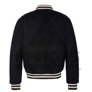 Men's <b>Varsity</b> College <b>Jackets</b> Wholesale Blank <b>Varsity</b> <b>Jackets</b> Custom Logo <b>Plain</b> Letterman <b>Varsity</b> <b>Jacket</b> for Men - Product Image 3