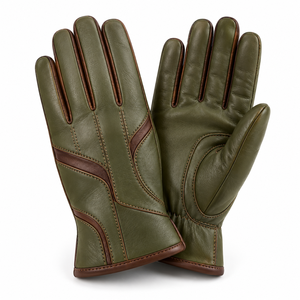 Guantes de Trabajo Profesionales Personalizables, Duraderos, de Cuero, Antideslizantes, de 10 milésimas de Grosor, Sin Látex, Sin Polvo, con Palma Reforzada y Ajuste Flexible - Product Image 1