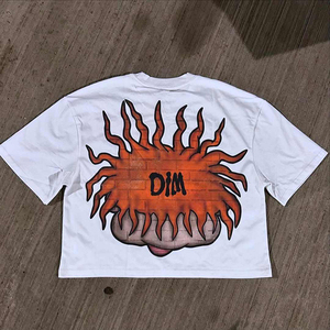 Fabricant de maillots légers Logo personnalisé Impression numérique de haute qualité High Street T-shirt à manches courtes et col en O pour hommes - Product Image 6