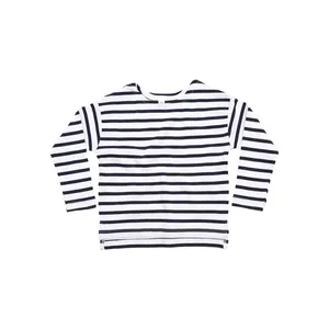 Mini T-shirt promotionnel bio et durable de style breton – Merchandising écoresponsable - Product Image 1