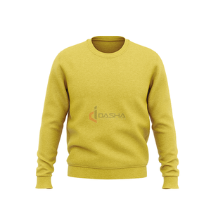 Sudadera de algodón orgánico de alta calidad para hombre OEM personalizado al por mayor ropa de calle de Color sólido para Fitness deportes temporada de invierno - Product Image 3