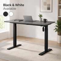 Escritorio Eléctrico Negro de Altura Ajustable