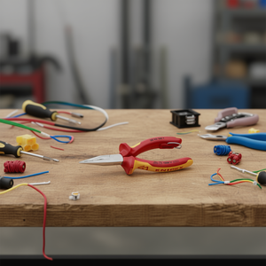 Alicates de corte lateral Knipex Snipe Nose con mangos cromados y empuñaduras multicomponentes aisladas con certificación VDE - Product Image 3