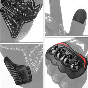 Guantes de Motociclismo y Carreras Personalizados con Logotipo, Cuero Genuino, Dedos Completos, Ligeros, Antideslizantes, Deportes al Aire Libre, Unisex - Product Image 5