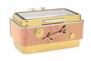 Vaisselle en cuivre indien/restaurant chauffe-plat en cuivre en acier inoxydable chauffe-plats électrique roi international - Product Image 2