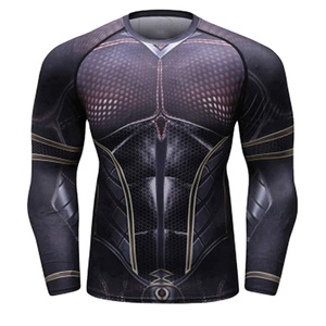 Alta calidad personalizada O-cuello Rash Guard transpirable sublimación completa conjunto de verano Digital impreso en Pakistán - Product Image 2