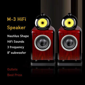ลำโพงบุ๊คเชลฟ์ M3 <span class=keywords><strong>HIFI</strong></span> ตัวเรือนไม้ แบบ Passive ไม่ใช้แบตเตอรี่ เสียงไม่สูญเสีย สำหรับโฮมเธียเตอร์ ปาร์ตี้ และใช้งานกลางแจ้ง - Product Image 3