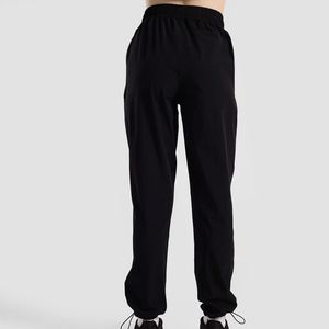 Vente en gros de pantalons fuselés décontractés personnalisés pour femmes, pantalons de survêtement taille haute pour la course à pied en plein air, pantalons de yoga amples pour femmes - Product Image 4